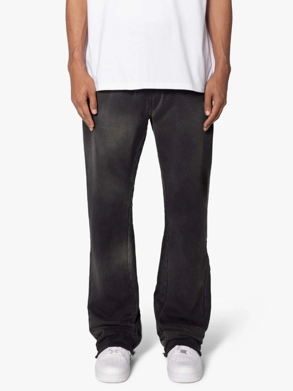 mnml Faded Bootcut Sweatpants - Washed Black Size XLWashed Black / XL